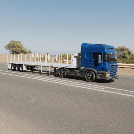 Flat Bed Semi Trailer - Image 2